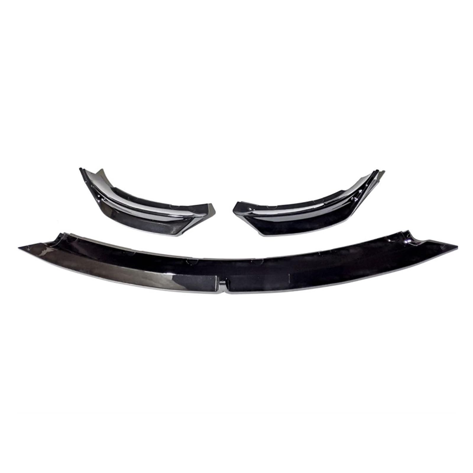 LDFREBCX ABS Carbon Fiber Bodykits Front Lip Spoiler Splitter Zubehör Kompatibel for Tesla Modell 3 2017-2023(Black) von LDFREBCX