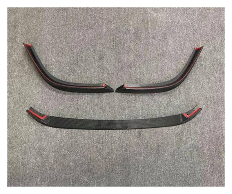 LDFREBCX Echte Kohlefaser-Stoßfänger-Frontlippensplitter-Diffusor-Lippenspoiler Kompatibel for Lexus ES260 300H 2018 2019 2020 2021(Front Lip) von LDFREBCX