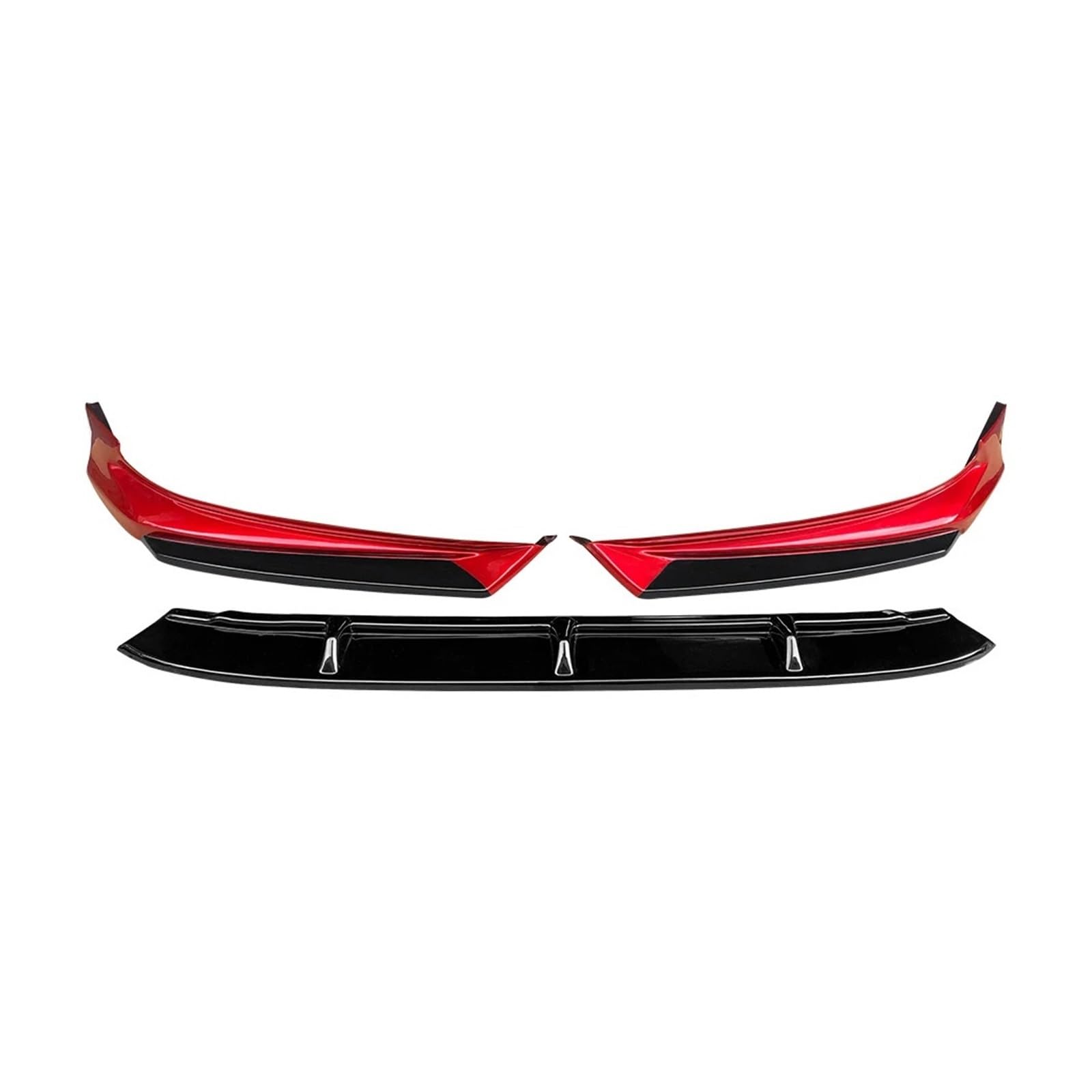 LDFREBCX Kompatibel for Mazda 6 2020 2021, um die Frontlippe, den Frontspoiler, den Antikollisions- und Kratzschutzstreifen for die Frontstoßstange in Schwarz glänzend nachzurüsten(Painted Red) von LDFREBCX