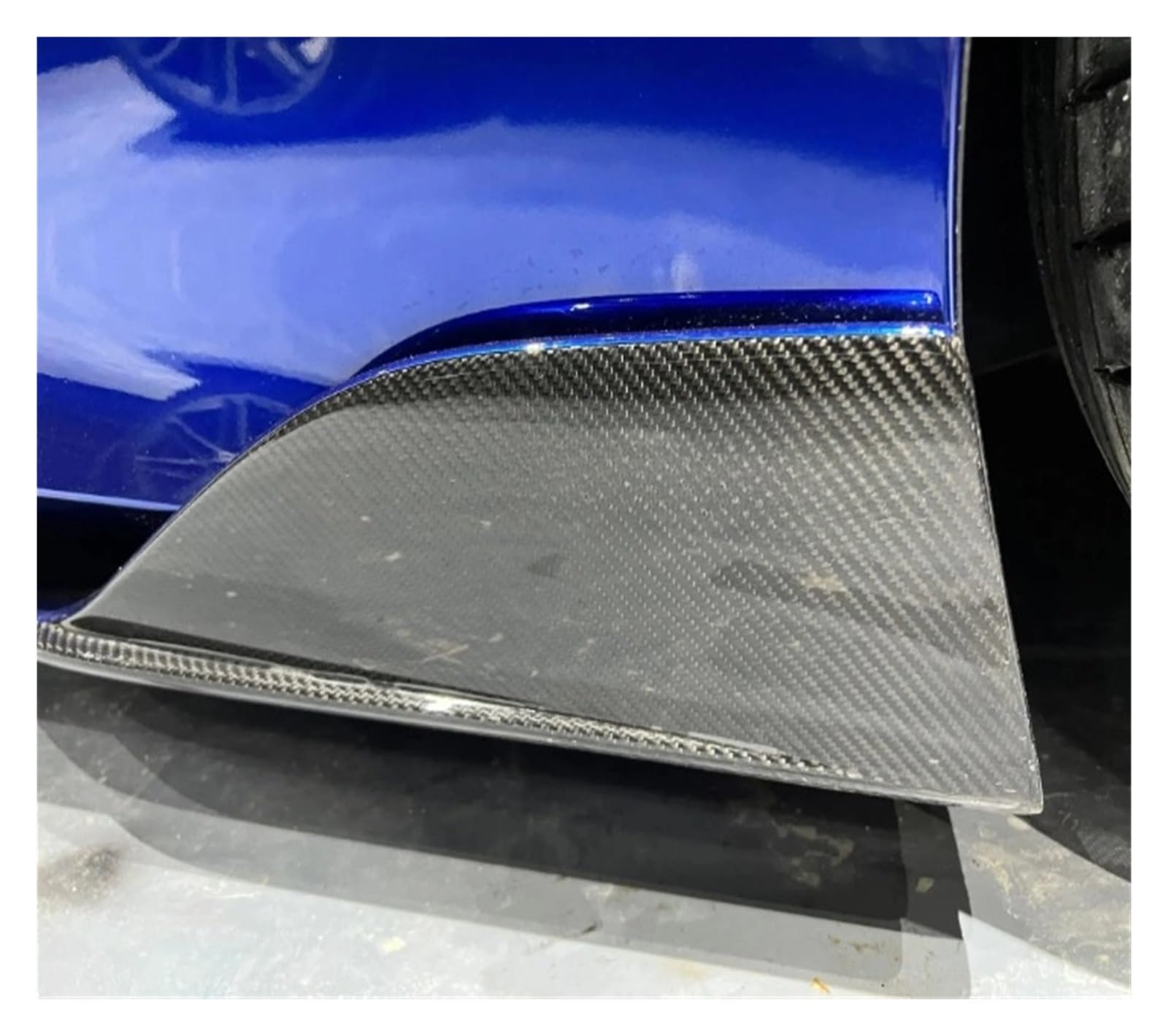 LDFREBCX Kompatibel for Mclaren 720s Modifiziertes, kompatibel mit 765lt Frontstoßstange, Heckblattverkleidung, Seitenschweller, Kotflügel, Motorhaubenlippe, Dry Carbon Kit(Compatible for 765lt Side S von LDFREBCX