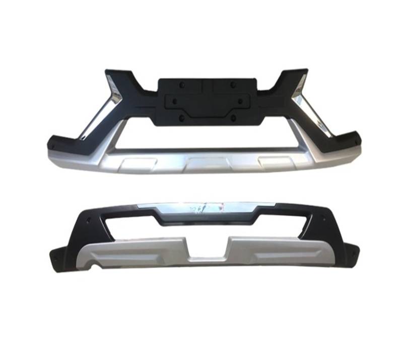 LDFREBCX Kompatibel for Nissan X-Trail 2014-2021 ABS Technische Kunststoffe Vorderen und hinteren stoßfänger kollision vermeidung schutz auto zubehör(2pcs 2017-2021) von LDFREBCX