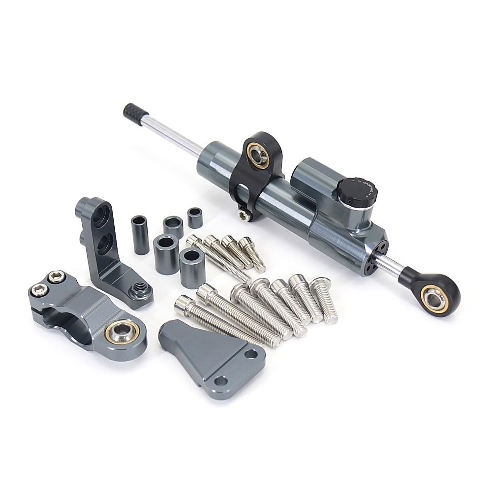 Für A&prilia Für RS660 Für RS 660 2021 2022 2023 Motorrad Lenkung Stabilität Dämpfer Motorrad Lenkung Stabilisator Halterung Kit(Set color-011) von LDUTIU