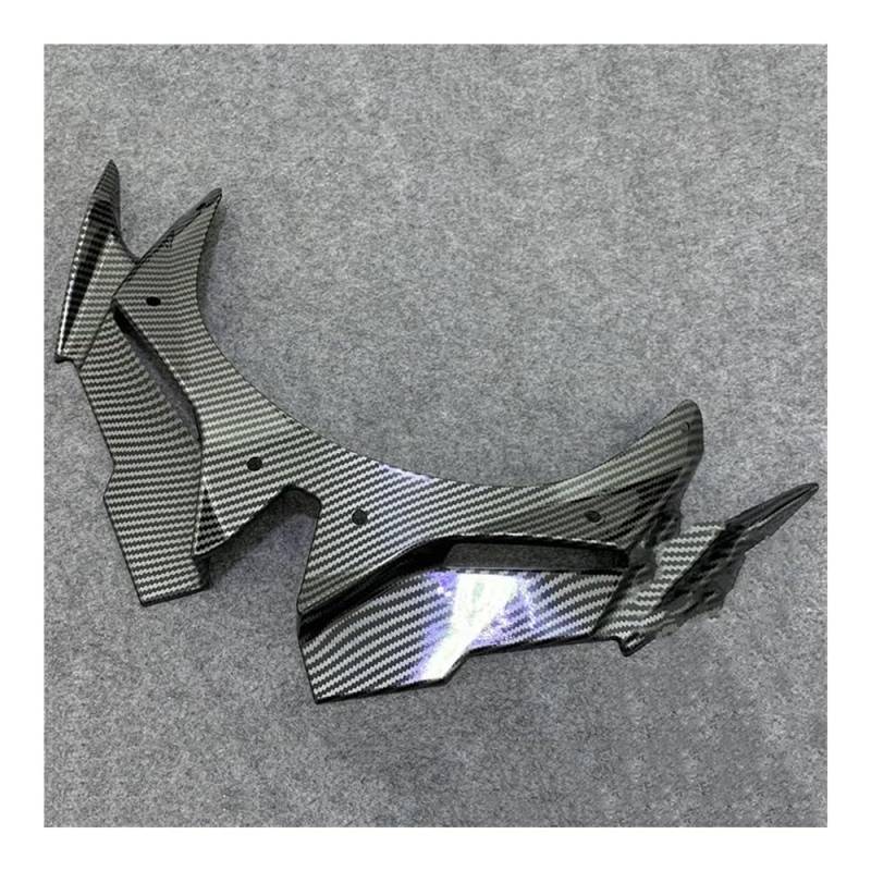 Für Für Ninja Für ZX4R Für ZX4RR Motorrad Spiegel Front Verkleidung Winglets Aerodynamische Flügel Seite Flügel Spoiler Verkleidung Winglets Spoiler(Color -01) von LDUTIU