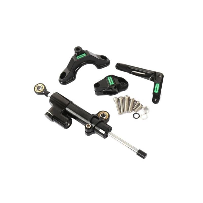 Für K&awasaki Für ZX6R Für ZX6R 2024 Motorrad Zubehör Lenkung Stabilisieren Dämpfer Halterung Montieren Motorrad Dämpfer Lenkung(COLOR-E) von LDUTIU