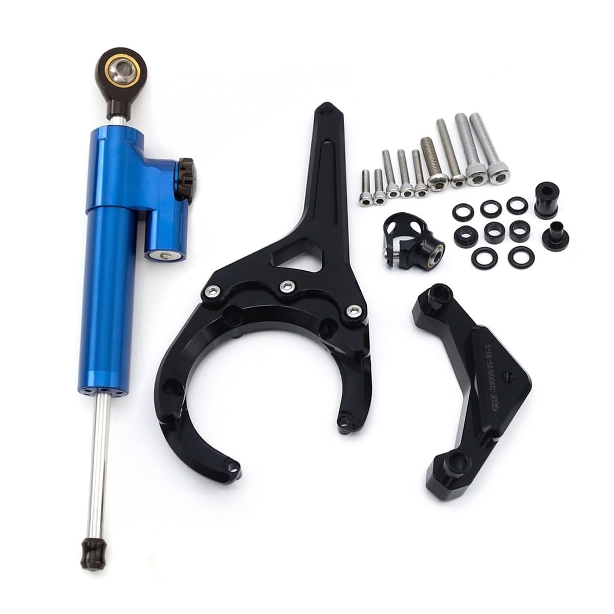 Für S&uzuki Für GSX-S 1000 Für GSXS1000 Für GSX-S1000F 2016-2024 Motorrad Lenkung Dämpfer Stabilisator Halterung Unterstützung Montage Kit(Damper n Bracket D) von LDUTIU