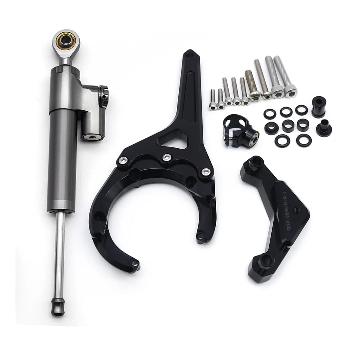 Für S&uzuki Für GSX-S 1000 Für GSXS1000 Für GSX-S1000F 2016-2024 Motorrad Lenkung Dämpfer Stabilisator Halterung Unterstützung Montage Kit(Damper n Bracket F) von LDUTIU