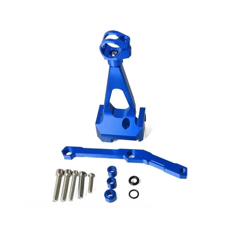 Für Y&amaha Für MT-09 Für MT09 Für MT 09 2013 2015 2016 2017 2018 2019 Motorrad Lenkung Stabilisieren Dämpfer Montage Halterung Kit(Blue) von LDUTIU