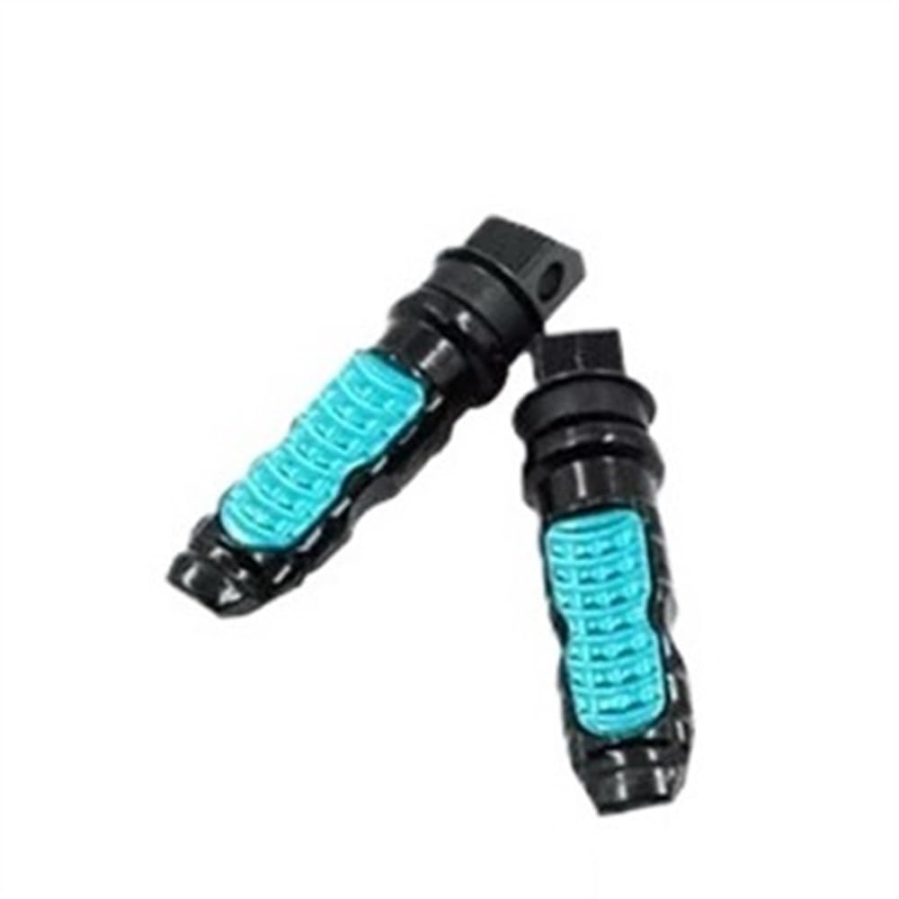 LDUTIU Fußrasten 2 Teile/Satz Universal Fußstütze Motorrad Fußrasten Hinten Passagier Pedal Roller Bike Hinten Fußstütze Pedale(Color - 21) von LDUTIU