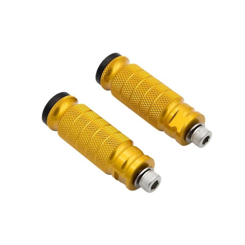 LDUTIU Fußrasten Für CBR954RR Für CBR929RR 2000-2003 Motorrad Fußrasten Pedal Fußstützen Fußrasten Universal 8mm Fuß Peg Hinten Set Fußrasten(Color-G) von LDUTIU