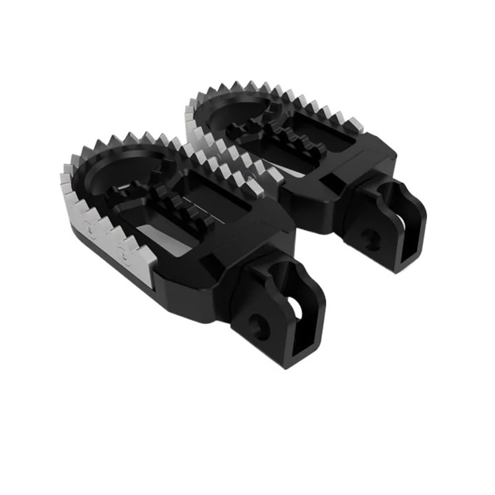 LDUTIU Fußrasten Für D&ucati Für Hypermotard 821 939 950 2019-2023 Fußrasten Footpet Pedal Motorrad Vorne Fußstütze(Style 1 Black) von LDUTIU