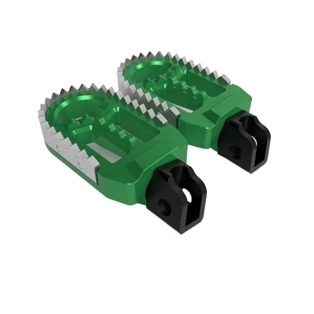 LDUTIU Fußrasten Für D&ucati Für Hypermotard 821 939 950 2019-2023 Fußrasten Footpet Pedal Motorrad Vorne Fußstütze(Style 1 Green) von LDUTIU