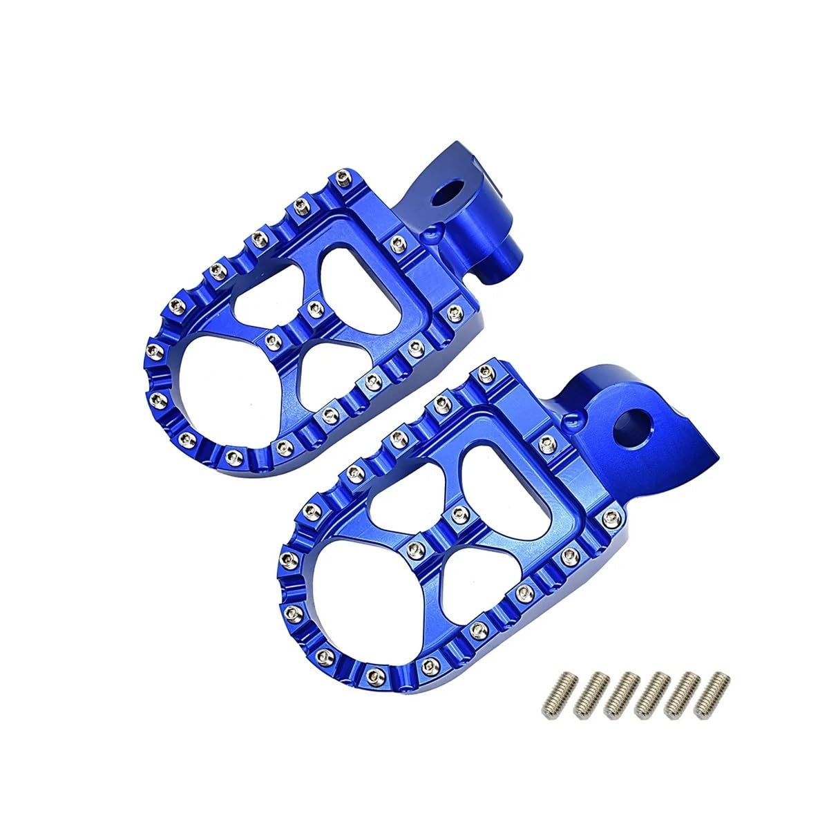 LDUTIU Fußrasten Motorrad-Fußstütze Fußrasten Fußrasten Für Y&amaha Für YZ 65/85/125/250/125X/250X/250FX/450FX Für WR 250F/450F Für YZFWRF 250/450 2001-2023(Blue) von LDUTIU