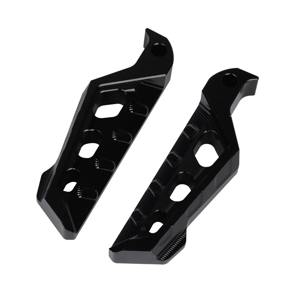 LDUTIU Fußrasten Motorrad Teile Hinten Pedal Passagier Fußrasten Fuß Für Y&amaha Für Xmax 300/125/250/400 Für NMAX 155/155/300/250(Black) von LDUTIU