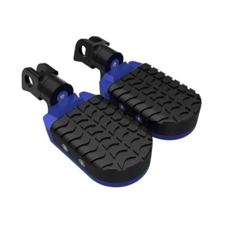 LDUTIU Fußrasten Motorrad-Vorderfußstütze Für D&ucati Für SIXTY2 400 Für Scrambler Für Icon Für Dark Für Nightshift Für Urban Footpeg Rest Pedals(Style 2 Blue) von LDUTIU