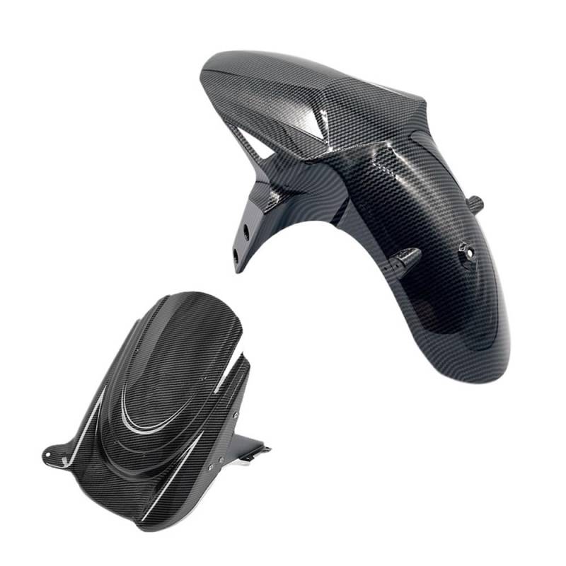 LDUTIU Motorrad Vorne Hinten Kotflügel Rad Splash Schutz Abdeckung Kotflügel Zubehör Für K&awasaki Für Ve&rsys 650 Für Ve&rsys650 2015-2021(Rear and Front 4) von LDUTIU