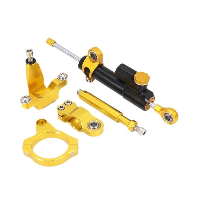 Lenkung Stabilisieren Dämpfer Halterung Montieren Motorrad Zubehör FÜR Y&amaha FÜR Yzf FÜR R7 FÜR YZFR7 2021 2022 2023(Set color-07) von LDUTIU