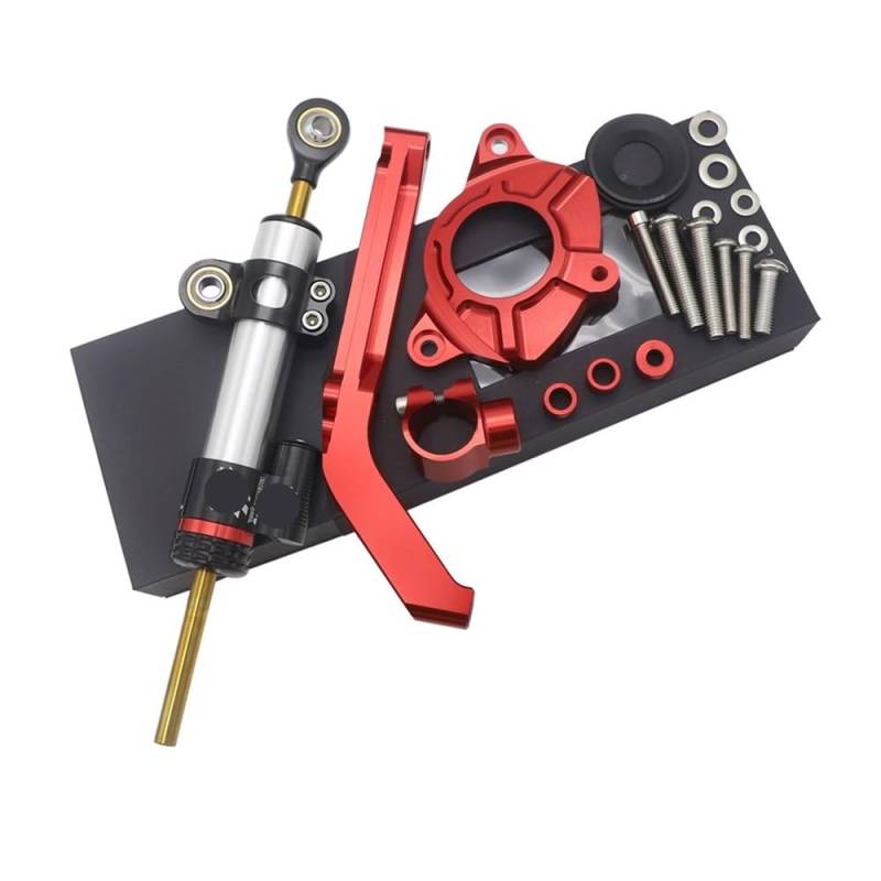 Lenkung Stabilisieren Dämpfer Halterung Mount Kit Motorrad Für K&awasaki Für Z1000 Für Z1000 2014-2019(Set A Color-06) von LDUTIU