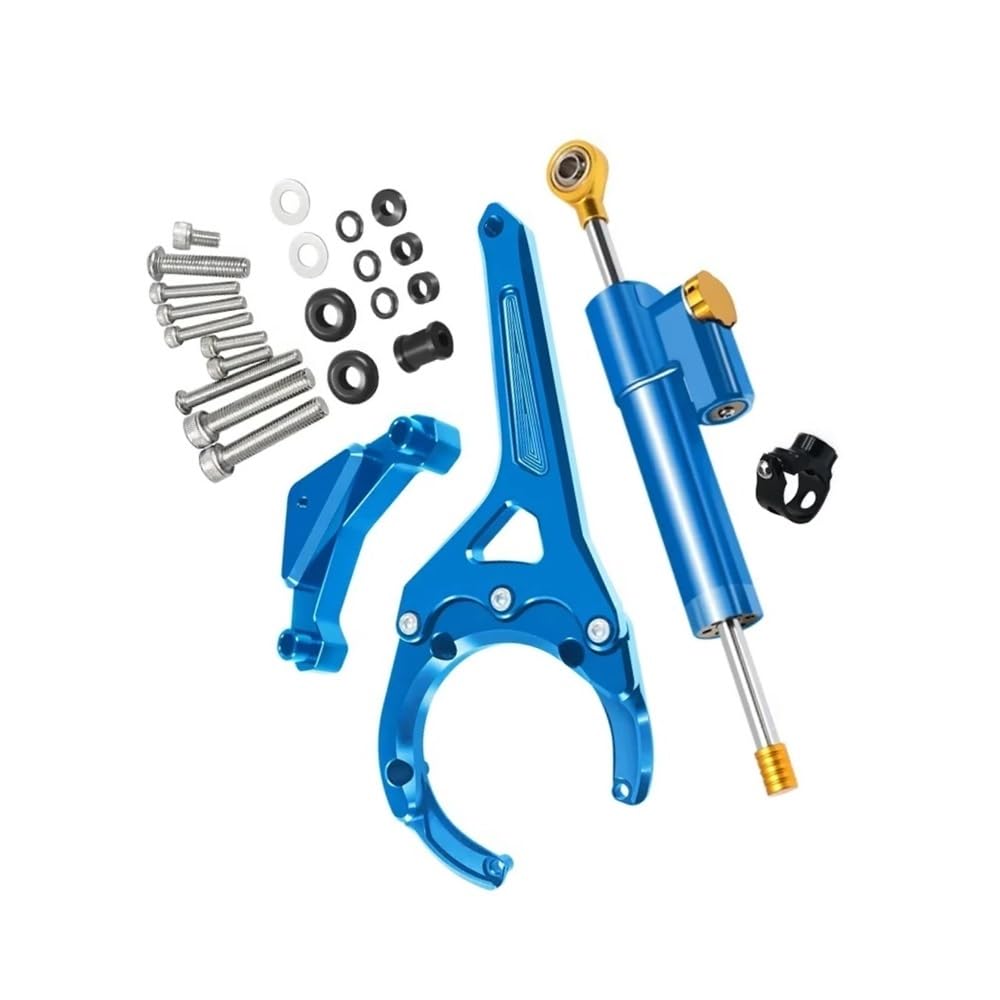 Lenkungsdämpfer-Stabilisator-Halterungs-Montagesatz Für GSXS Für GSX-S 1000/F Für GSXS1000 Für GSX-S1000F 2016–2023(Blue2) von LDUTIU