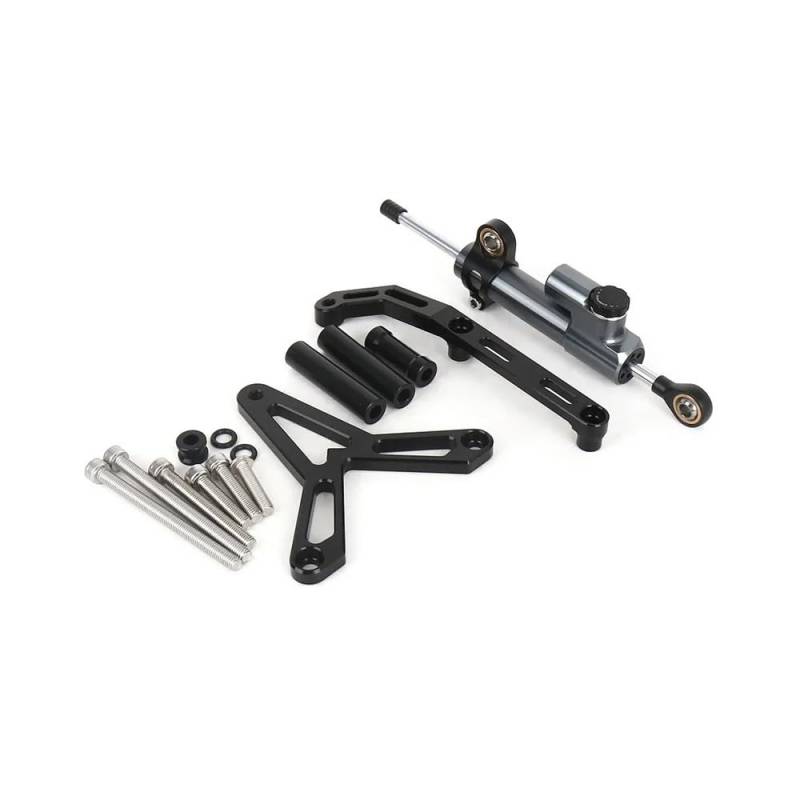 Motorrad Lenkung Dämpfer Stabilisator Halterung Mount Kit Für Y&amaha Für TRACER 9 Für Tracer 9 Für Tracer 9 GT 2021 2022 2023(Set color-02) von LDUTIU