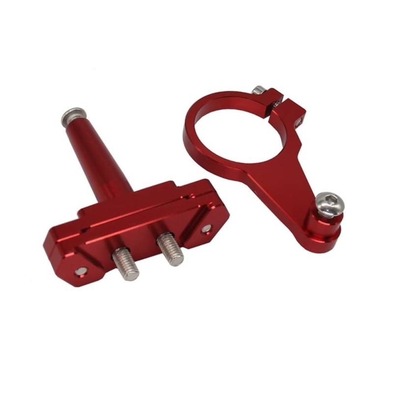 Motorrad Lenkungsdämpfer Stabilisator Halterung Für Y&amaha Für YZF Für R15 Für V3 2017 2018 2019 2020(Red) von LDUTIU