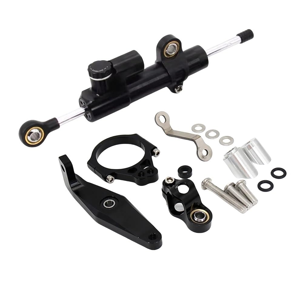 Motorrad Zubehör Lenkung Stabilisieren Dämpfer Halterung Für Y&amaha Für MT 09 Für MT09 SP Für MT-09 SP 2021 2022 2023(Black 1 set) von LDUTIU