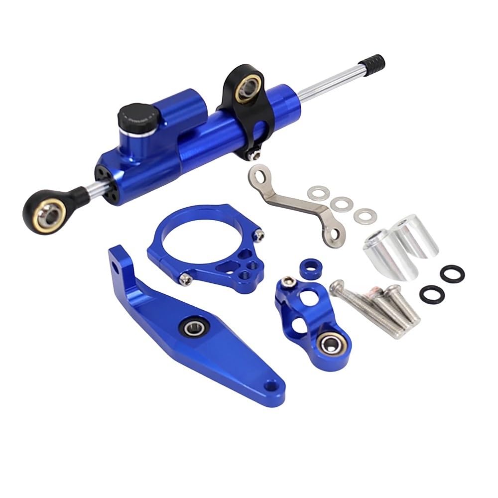 Motorrad Zubehör Lenkung Stabilisieren Dämpfer Halterung Für Y&amaha Für MT 09 Für MT09 SP Für MT-09 SP 2021 2022 2023(Blue 1 set) von LDUTIU