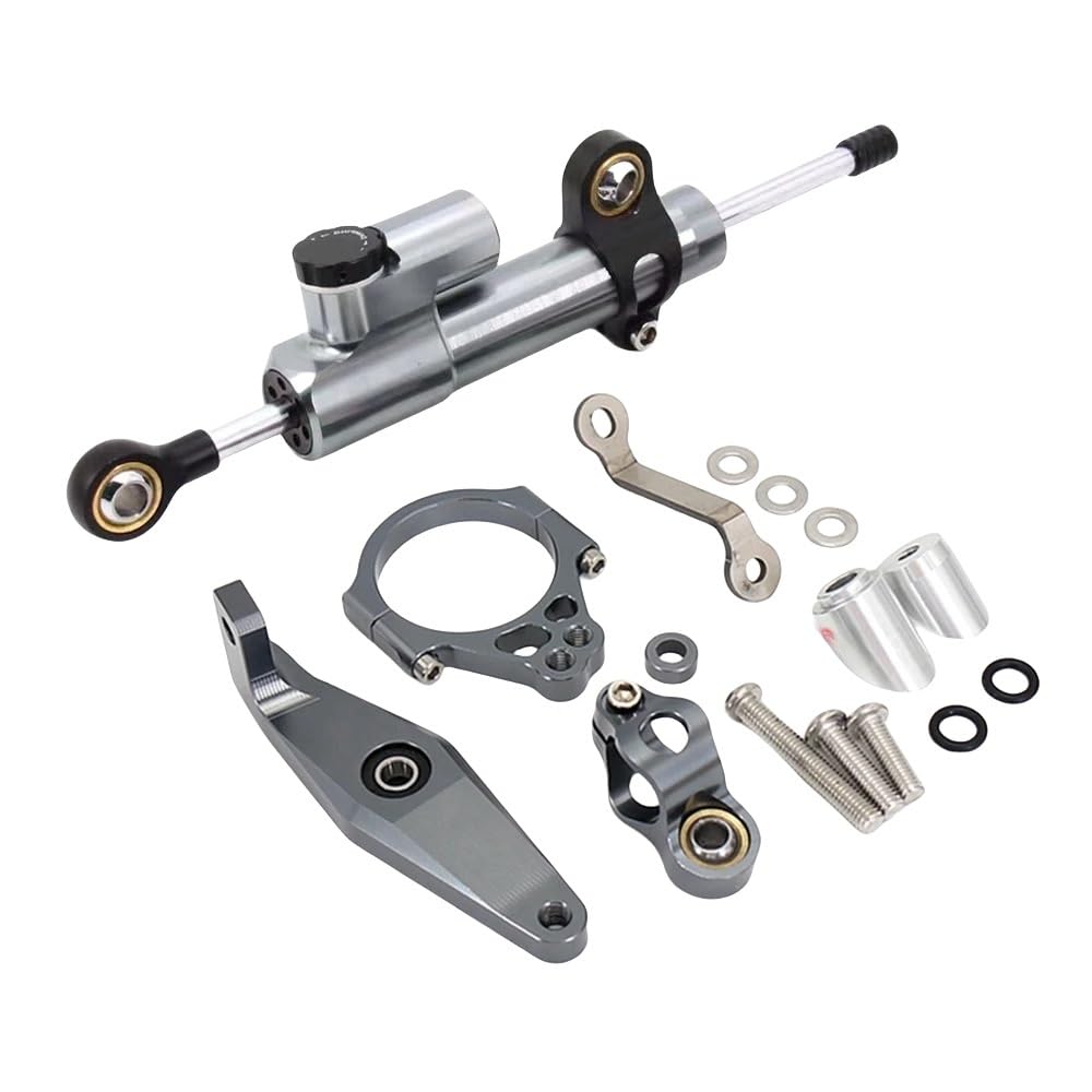 Motorrad Zubehör Lenkung Stabilisieren Dämpfer Halterung Für Y&amaha Für MT 09 Für MT09 SP Für MT-09 SP 2021 2022 2023(Gray 1 set) von LDUTIU