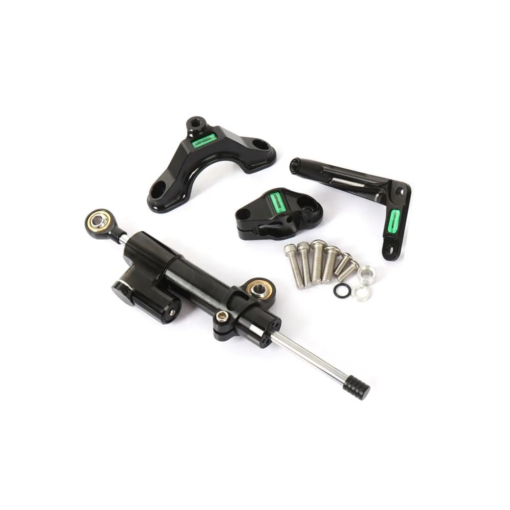 Motorrad Zubehör Lenkung Stabilisieren Dämpfer Halterung Montieren Motorrad Dämpfer Lenkung Für K&awasaki Für ZX6R Für ZX6R 2024(Color-F) von LDUTIU