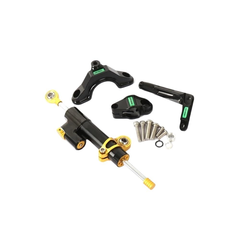 Motorrad Zubehör Lenkung Stabilisieren Dämpfer Stoßdämpfer Halterung Kit Für K&awasaki Für ZX6R Für ZX6R 2024(Color-D) von LDUTIU