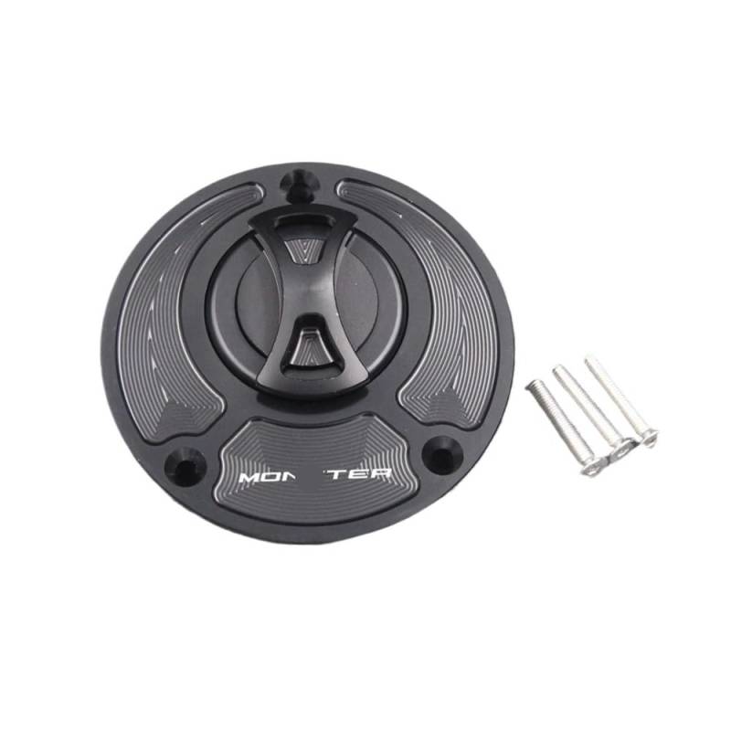 Motorrad Benzintankkappe Keyless Motorrad Kraftstoff Gas Tank Cap Abdeckung Für Du&Cati Monster 750 Monster 797 1996-2002 2017-2020 von LDWPMFD