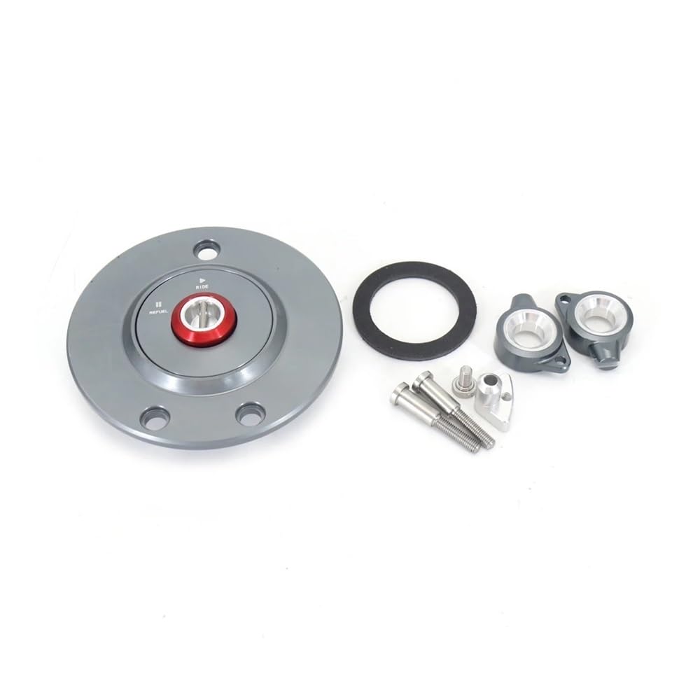 Motorrad Benzintankkappe Motorrad Aluminium Kraftstoff Gas Tank Cap Lock Schlüssel Für B&M&W R1200 GS R 1200R R 1200 GS R1200GS R 1200 R R1200R 2004-2007 2006-2014 von LDWPMFD