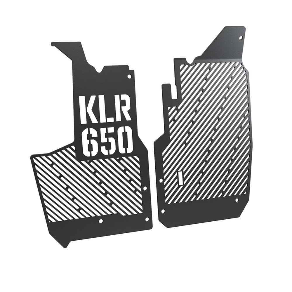 Motorrad Kühlergrill Schutz Abdeckung FÜR Kawasaki KLR650 2022 2023 2024 Motorrad Kühler Schutz Aluminium Kühler Schutz Abdeckung Wasser Tank Schild von LDWPMFD