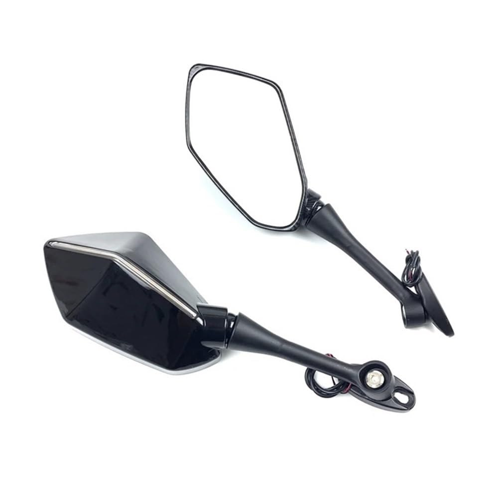 Seite Rückspiegel Für 2003-2019 Für Ho&nd&a CBR600RR CBR 1000RR 2004-2007 Paar Motorrad Rückspiegel Blinker Seite Spiegel von LDWPMFD