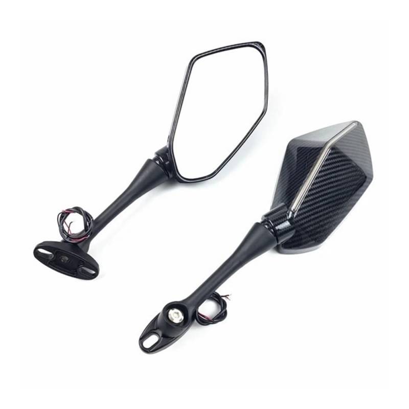 Seite Rückspiegel Motorrad-Rückspiegel Mit Blinkerlicht Für Ho&nd&a 2004–2007 CBR1000RR 2003–2022 CBR600RR von LDWPMFD