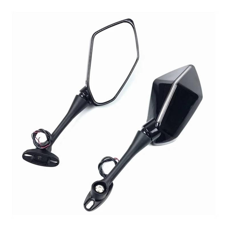 Seite Rückspiegel Motorrad-Rückspiegel Mit Blinkerlicht Für Ho&nd&a 2004–2007 CBR1000RR 2003–2022 CBR600RR von LDWPMFD