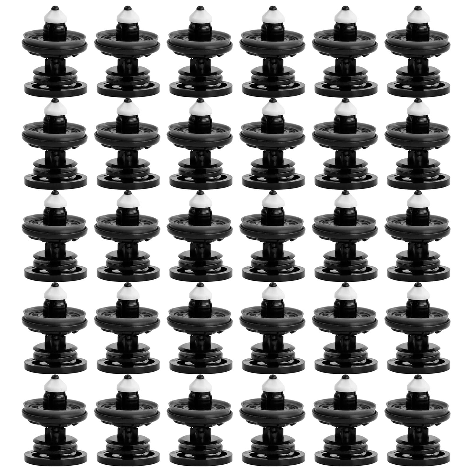 LEBOKJ 30 Stück Türverkleidung Befestigung Clips Befestigung Türverkleidungs Clips T5 7L6868243 Kunststoff Auto Befestigung Clips Universal Türverkleidung Clips für T5, A1 A4 A5 A6, Golf 5 6 7 von LEBOKJ