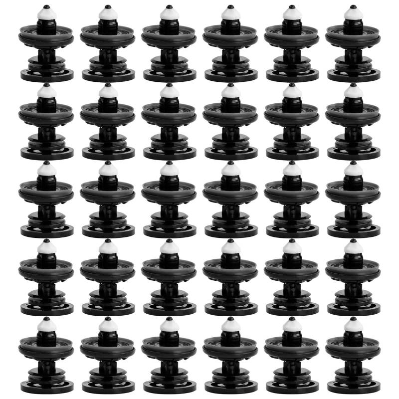 LEBOKJ 30 Stück Türverkleidung Befestigung Clips Befestigung Türverkleidungs Clips T5 7L6868243 Kunststoff Auto Befestigung Clips Universal Türverkleidung Clips für T5, A1 A4 A5 A6, Golf 5 6 7 von LEBOKJ