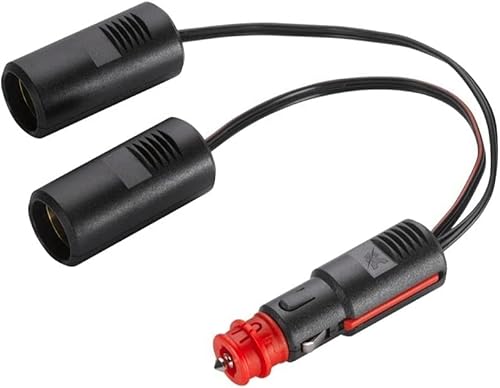 LED-MARTIN 12V/24V Kfz-Stecker 2-Fach Adapter - mit Kfz Stecker von LED-MARTIN