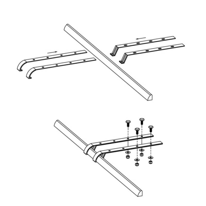 Dachreling Montageset Flex von LED-MARTIN