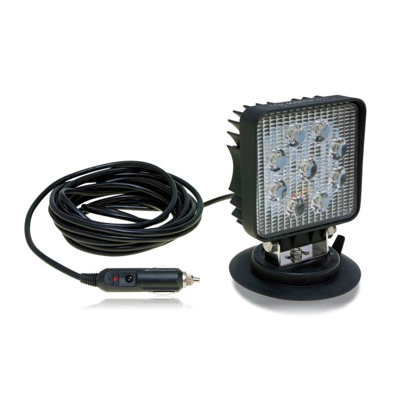 LED-MARTIN® 27W Arbeitsscheinwerfer mit Magnetfuß - 12V/24V von LED-MARTIN