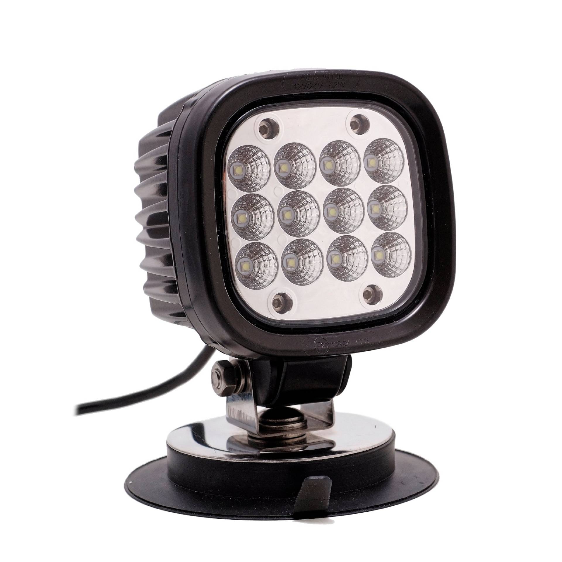 LED-MARTIN® 62W Arbeitsscheinwerfer mit Magnetfuß - 7m Anschlusskabel von LED-MARTIN