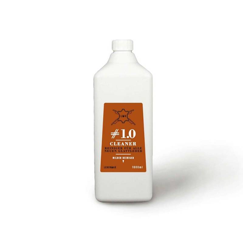 Ledermax - Cleaner #1.0 - Milder Reiniger für alle Glattleder und Alcantara (Mikrofaserstoffe), ml:1000ml von LEDERMAX