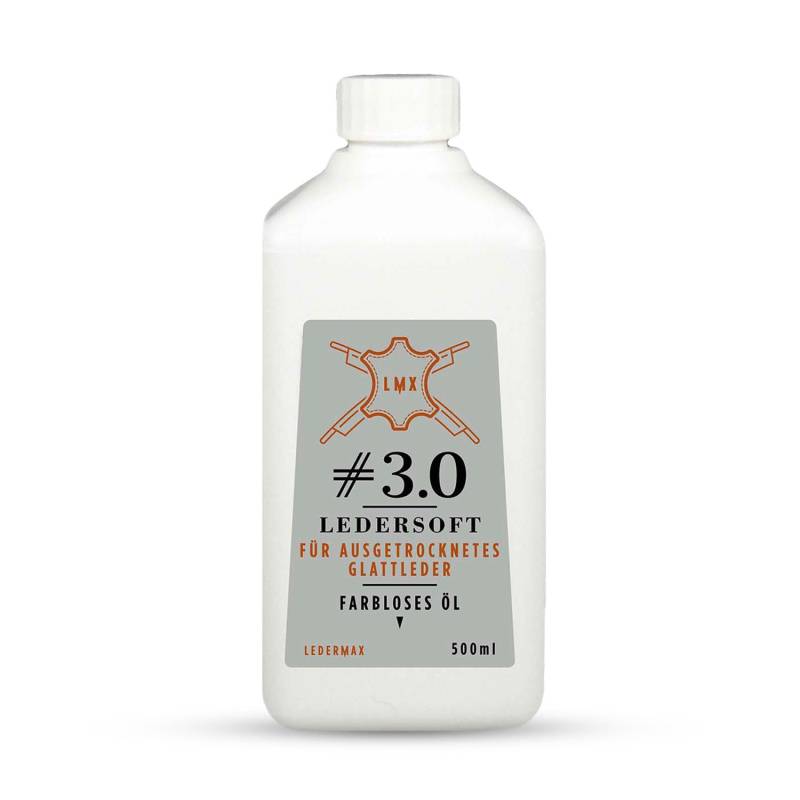 Ledermax LMX-Ledersoft #3.0 Pflegeöl 500ml von Ledermax