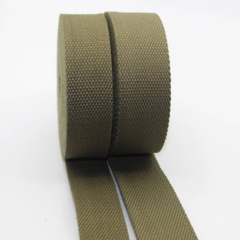 LEDUC 5 m GurtBand aus schwerem Baumwolle, Khaki (11) 3 cm von ACCESSOIRES LEDUC