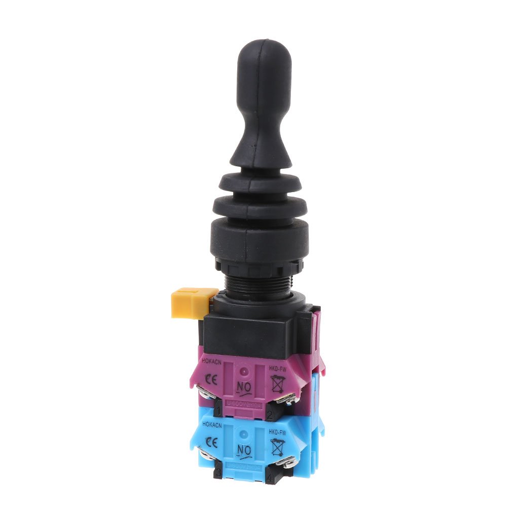 HKL FW24 4NO 4-Positionen Joystick Reset Tastenschalter Mit 4 Positionen Wasserdichter Kurzzeitiger LED Steuerhebelgriff Start Stopp Dimmer Detektor Sensor von LEEINTO