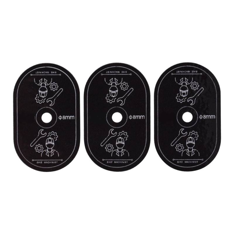 3pcs Reifenluftdüse Feste Aufkleber Fahrradventile Pad Aufkleber Fahrrad Reifenventile Aufkleber Wasserdichtungsventile Abziehbild von LEIDJGUN