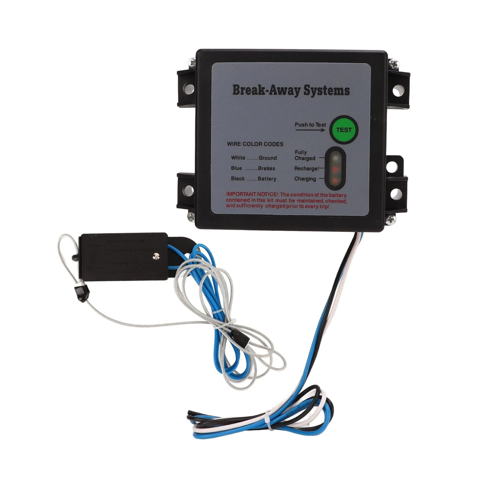 LEIDJGUN 12V Anhängerbremsenaktivierungssysteme Mit LED Überwachung Für Sichere Sicherheitsverluste Für Schleppen Von Fahrzeugen Die Notfälle Anhalten von LEIDJGUN