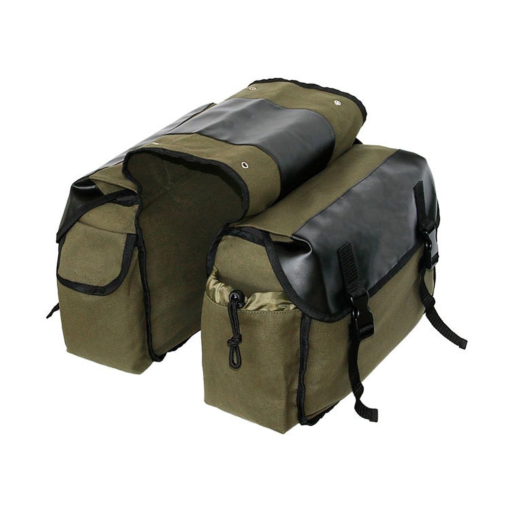 LEIDJGUN Gepäckträger für Fahrräder, 40 l, Doppeltaschen, wasserdicht, für Wandern, Camping, verstellbar von LEIDJGUN