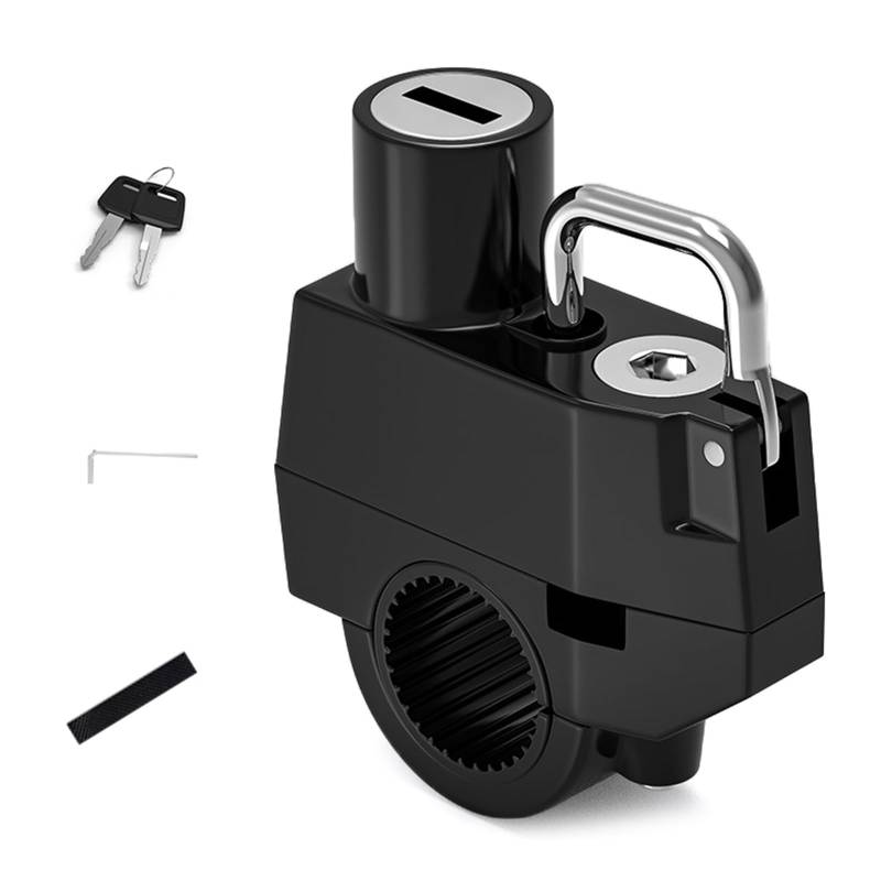 LEIDJGUN Sicherheitshelme Lock Set Elektrische Scooter Helme Verriegelungsverriegelungsschloss Set Für Outdoor Fahrgeräte von LEIDJGUN