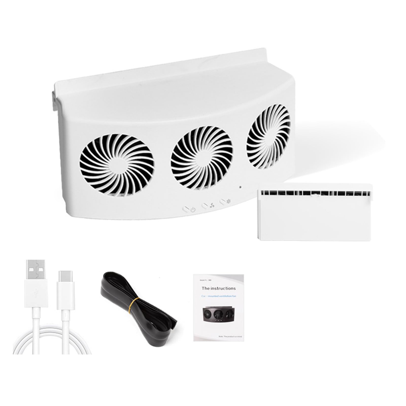 LEIDJGUN USB/Solar Power Auto Fan Auto Vorne Hinten Fenster Solar Ventilator Auto Air Vent Auspuff Kühlung Fan Kühler von LEIDJGUN